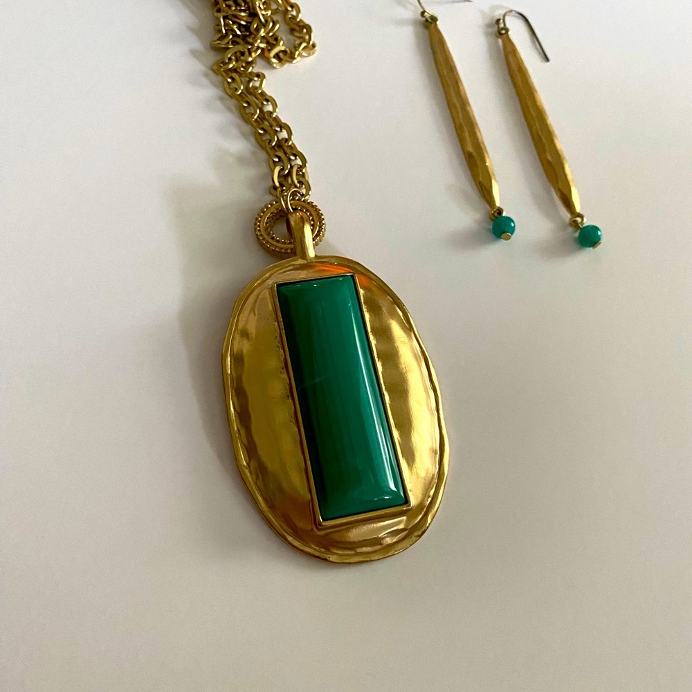 Necklace and matching earrings